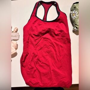 Lululemon Burgundy Racerback Tank